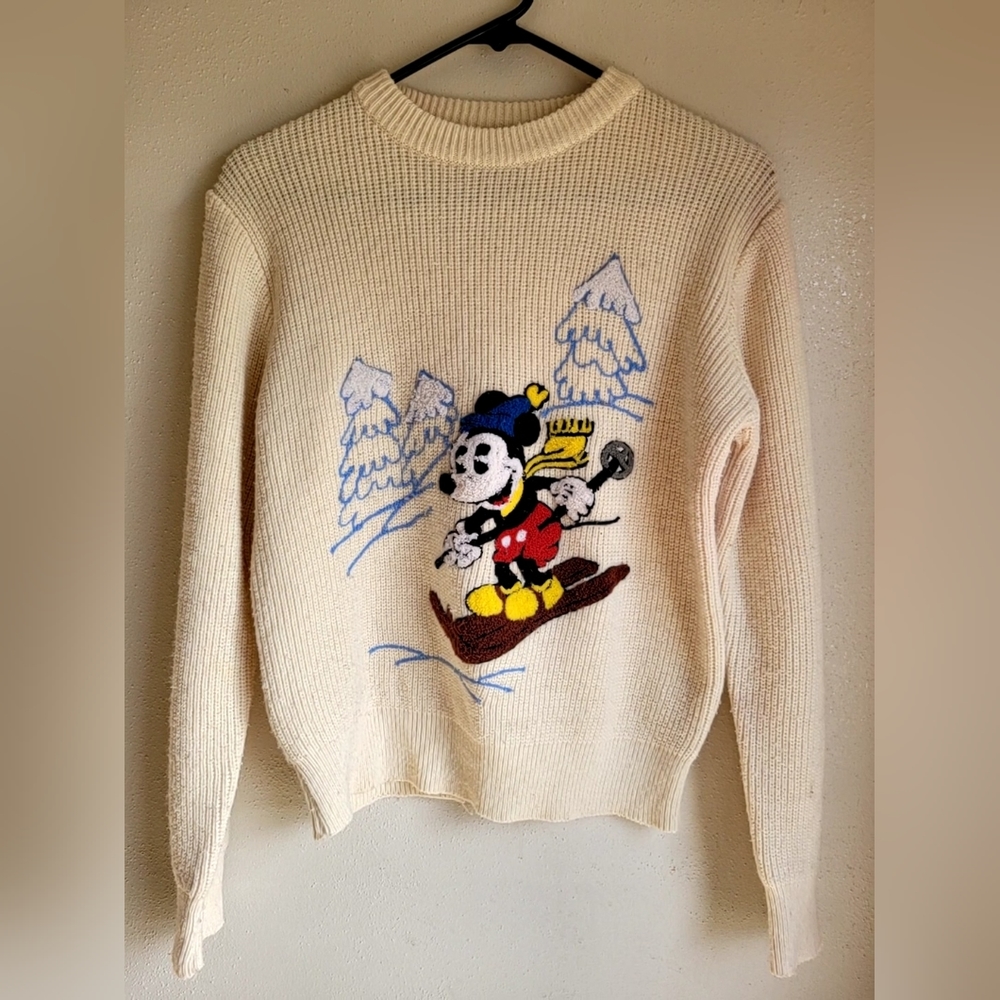 ❄️ Vintage 70's/80's Mickey Mouse Sweater - Size M ❄️